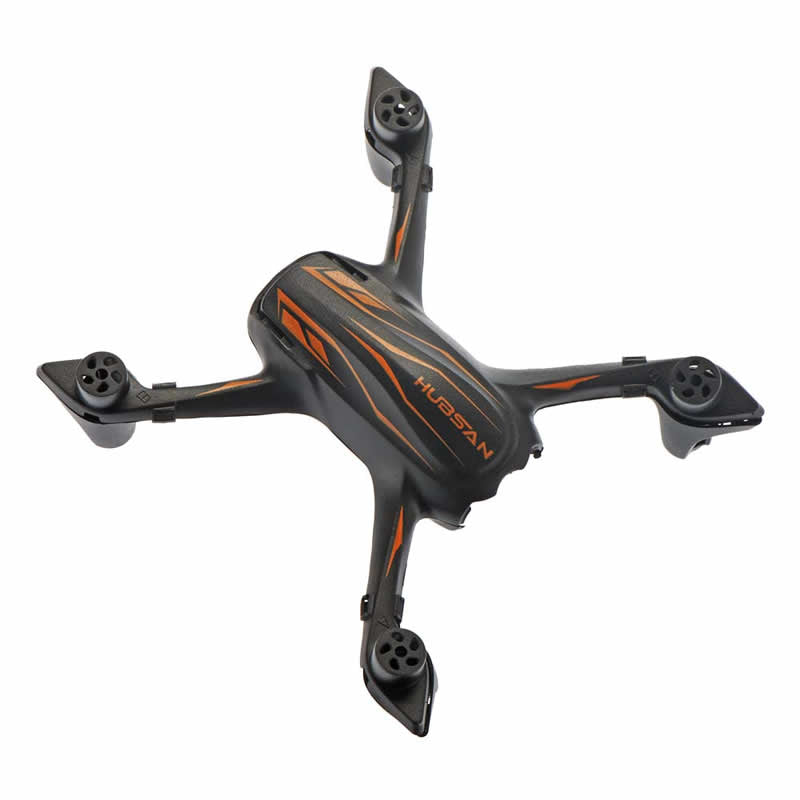HUBH107P04PA Black And Orange Body Shell Set H107p Quadcopter Hubsan (ONLINE ORDER ONLY)