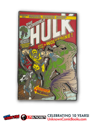 Incredible Hulk #181 3" Enamel Pin NYCC 2026 | Unknown Comics Exclusve (10/28/2026) (ONLINE ORDER ONLY)