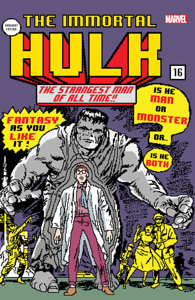 IMMORTAL HULK #16 2nd Print 16 Bit Matthew Waite Incredible Hulk 1 Homage Variant (04/24/2019) MARVEL (ONLINE ORDER ONLY)
