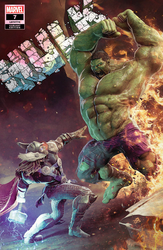 Hulk #7 Bjorn Barends Variant (05/25/2022) Marvel (ONLINE ORDER ONLY)