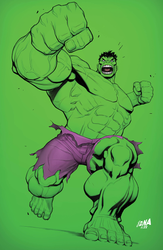 Hulk #11 Unknown Comics David Nakayama Exclusive Virgin Color Bleed Var (01/18/2023) (Online Only)
