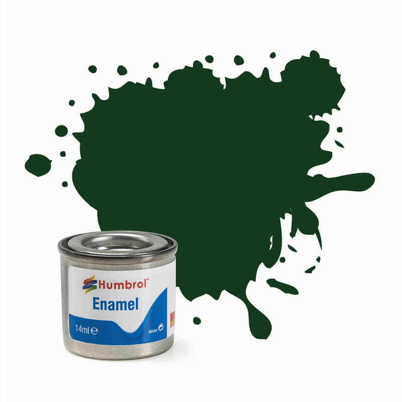 HUMAA0031 Brunswick Green Gloss 14ml Tinlet No 3 Enamel Paint Humbrol (ONLINE ORDER ONLY)