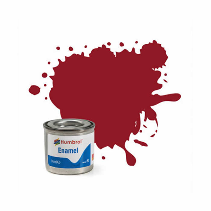 HUMAA0223 Crimson Gloss 14ml Tinlet No 20 Enamel Paint Humbrol (ONLINE ORDER ONLY)