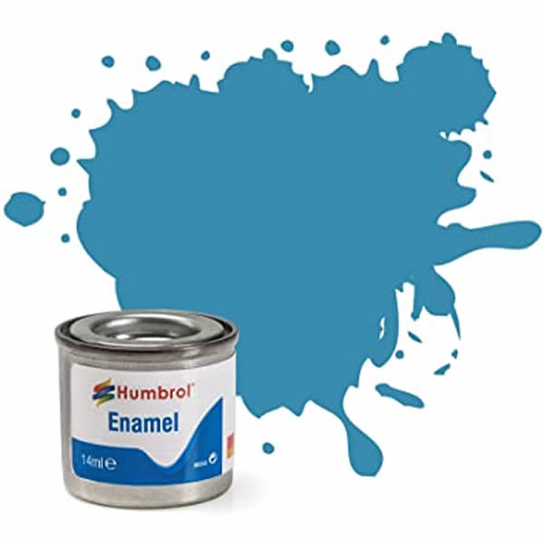 HUMAA0521 Mediterranean Blue Gloss 14ml Tinlet No 48 Enamel Paint Humbrol (ONLINE ORDER ONLY)