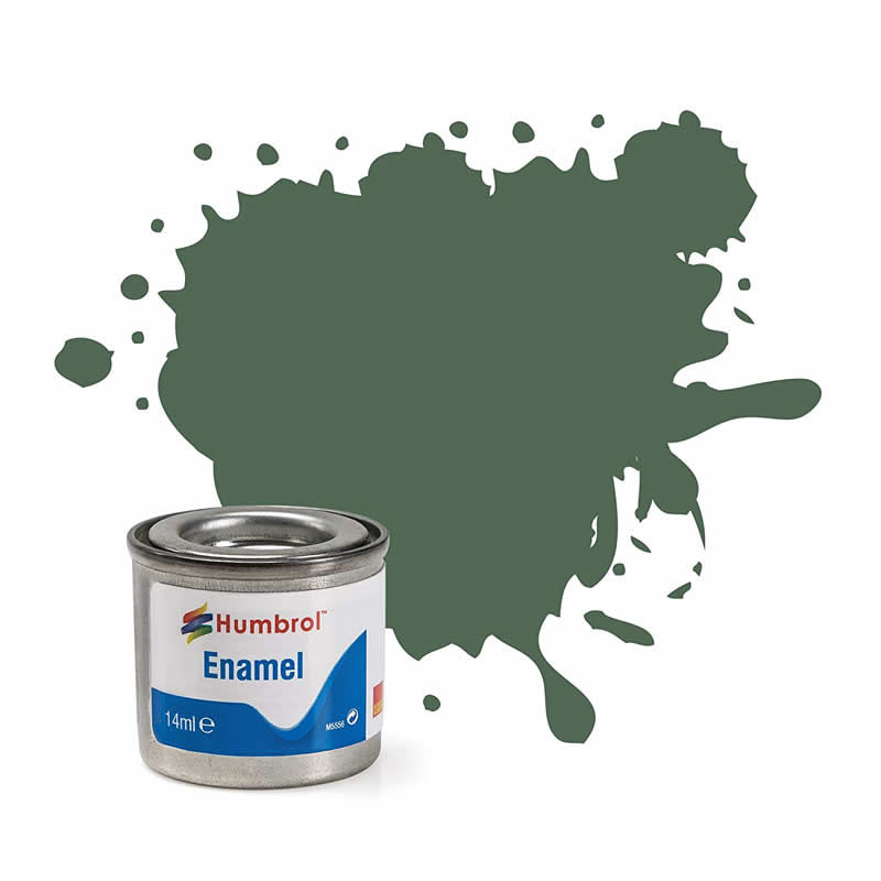 HUMAA0847 Uniform Green Matt 14ml Tinlet No 76 Enamel Paint Humbrol (ONLINE ORDER ONLY)