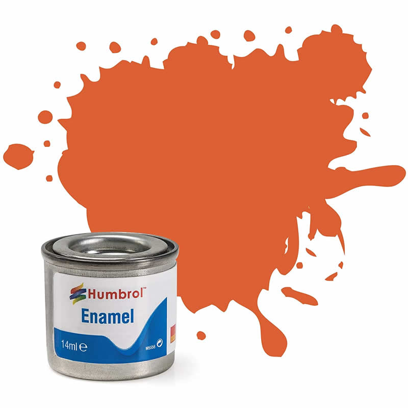 HUMAA0905 Orange Lining Matt 14ml Tinlet No 82 Enamel Paint Humbrol (ONLINE ORDER ONLY)