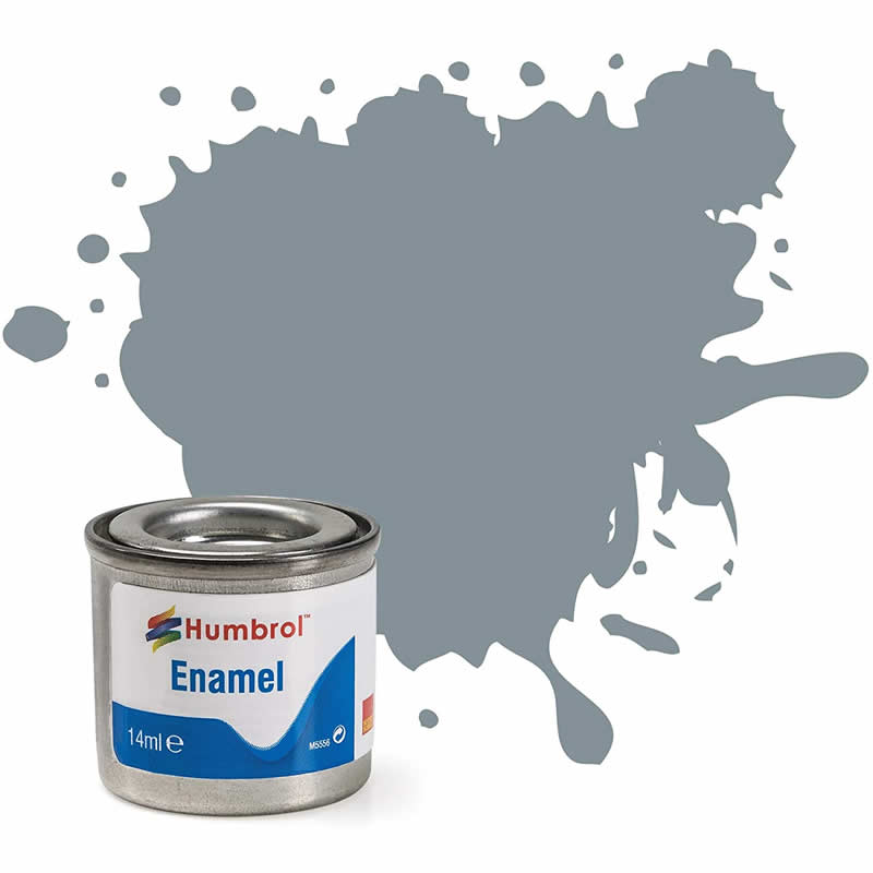 HUMAA0967 Steel Grey Matt 14ml Tinlet No 87 Enamel Paint Humbrol (ONLINE ORDER ONLY)