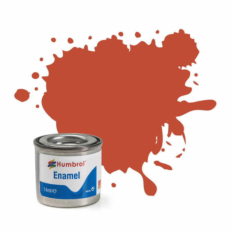 HUMAA1105 Red Brown Matt 14ml Tinlet No 100 Enamel Paint Humbrol (ONLINE ORDER ONLY)