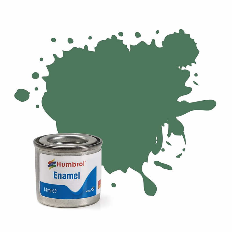 HUMAA1119 Mid Green Matt 14ml Tinlet No 101 Enamel Paint Humbrol (ONLINE ORDER ONLY)