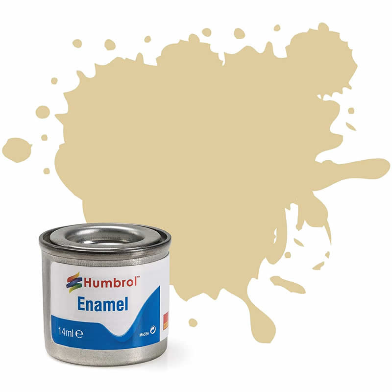 HUMAA1331 Pale Stone Matt 14ml Tinlet No 121 Enamel Paint Humbrol (ONLINE ORDER ONLY)