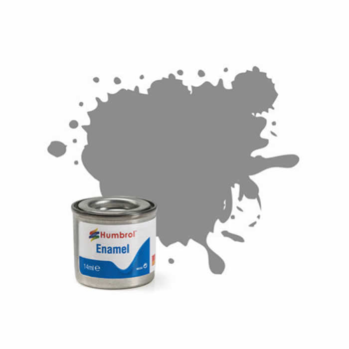 HUMAA1393 US Medium Grey Satin 14ml Tinlet No 126 Enamel Paint Humbrol (ONLINE ORDER ONLY)