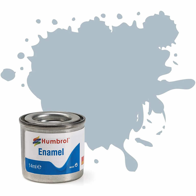HUMAA1403 US Ghost Grey Satin 14ml Tinlet No 127 Enamel Paint Humbrol (ONLINE ORDER ONLY)