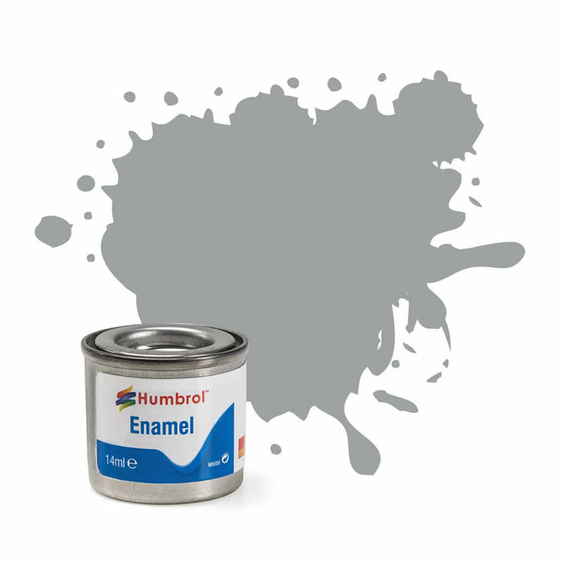 HUMAA1420 US Gull Grey Satin 14ml Tinlet No 129 Enamel Paint Humbrol (ONLINE ORDER ONLY)
