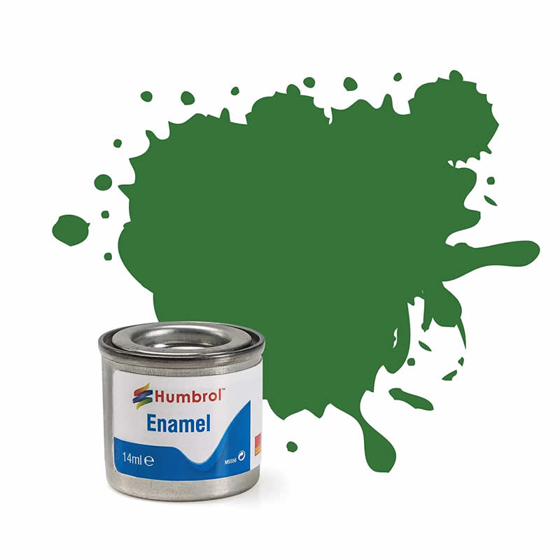 HUMAA1448 Mid Green Satin 14ml Tinlet No 131 Enamel Paint Humbrol (ONLINE ORDER ONLY)