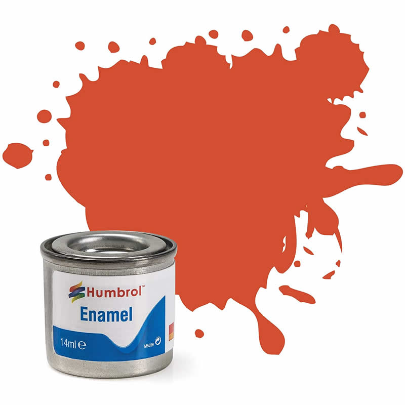 HUMAA1451 Red Satin 14ml Tinlet No 132 Enamel Paint Humbrol (ONLINE ORDER ONLY)