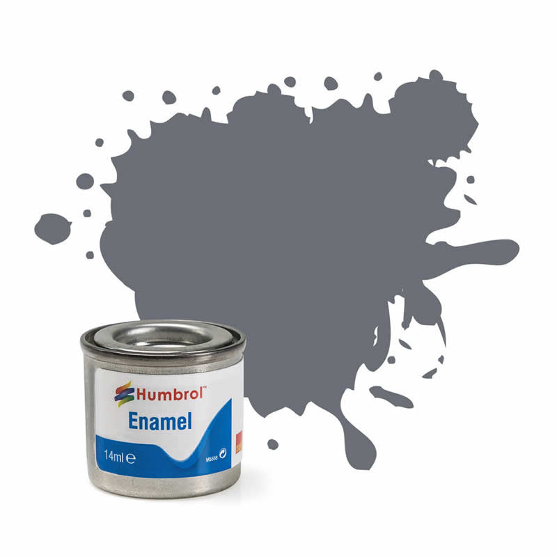 HUMAA1571 Medium Grey Matt 14ml Tinlet No 145 Enamel Paint Humbrol (ONLINE ORDER ONLY)