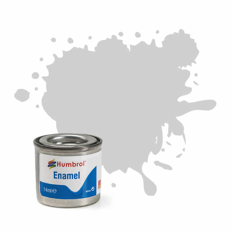 HUMAA1599 Light Grey Matt 14ml Tinlet No 147 Enamel Paint Humbrol (ONLINE ORDER ONLY)