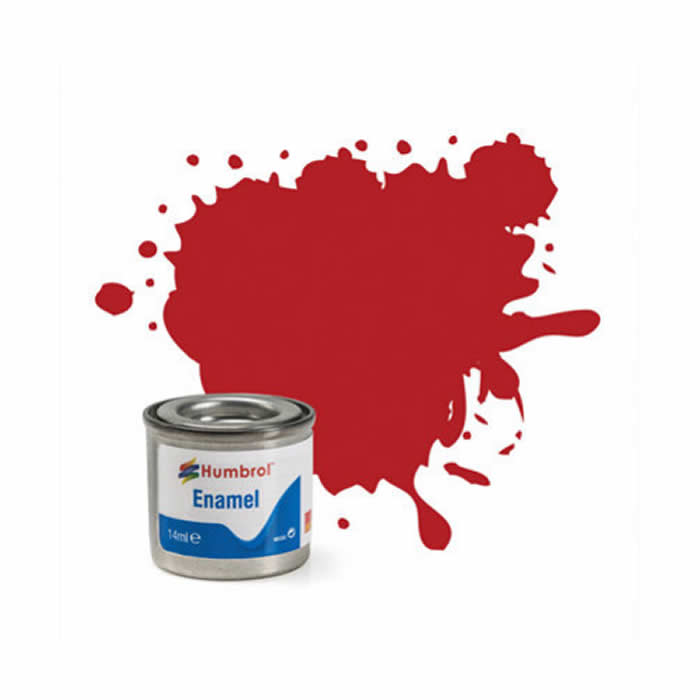 HUMAA1660 Insignia Red Matt 14ml Tinlet No 153 Enamel Paint Humbrol (ONLINE ORDER ONLY)