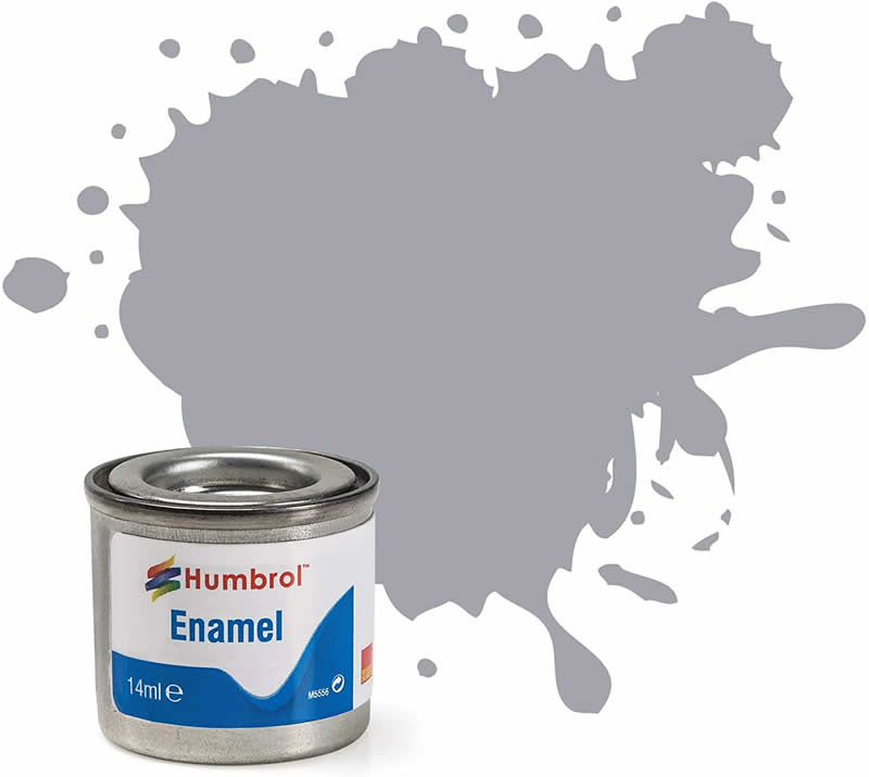 HUMAA1804 Light Aircraft Grey Satin 14ml Tinlet No 166 Enamel Paint Humbrol (ONLINE ORDER ONLY)