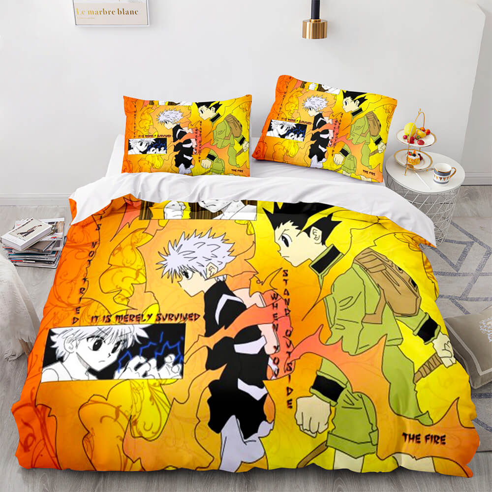 HUNTER×HUNTER Bedding Set Cosplay Quilt Cover Without Filler (Online Order Only)