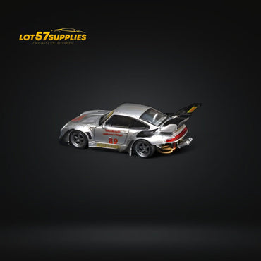 (Pre-Order) Street Weapon Porsche RWB 993 Double Exhaust Heavenly Livery Higher Tail 1:64 (ONLINE ORDER ONLY)