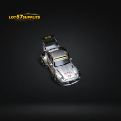 (Pre-Order) Street Weapon Porsche RWB 993 Double Exhaust Heavenly Livery Higher Tail 1:64 (ONLINE ORDER ONLY)