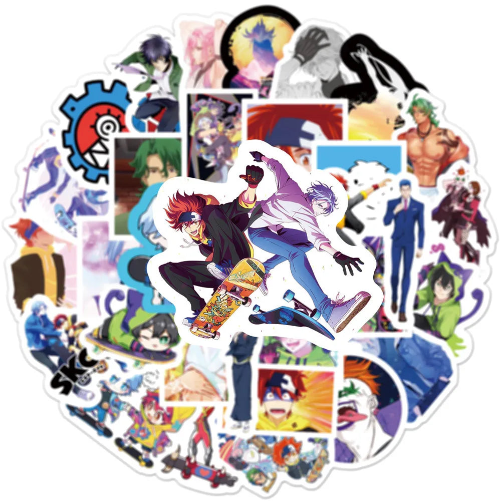 Sk8 Infinite Skateboard Anime Stickers 10/30/50pcs Waterproof Decals for Laptop Decor (ONLINE ORDER ONLY)