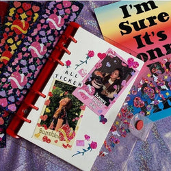 Glitter Star Ribbon Laser Sticker Scrapbooking Decorative Sticker DIY Diary Album Stick Label Korean Stationery (ONLINE ORDER ONLY)