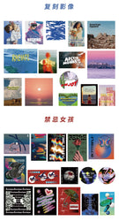 45Pcs/lot Neon Light Garden Series Laser Stickers Girl Scrapbooking Stick Label Diary Album Sticker Personalized Stationery Gift (Online Order Only)