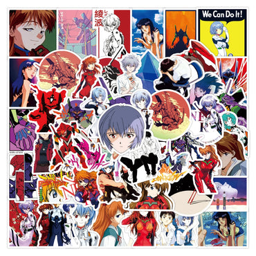 Genesis Evangelion Anime Stickers Set - 10/30/50pcs Manga Laptop Decals (Online Order Only)