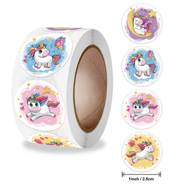 100-500pcs Reward Sticker for Kids Unicorn Animal Cute Pattern Animals cartoon Stickers School Teacher Supplies Child Sticker (ONLINE ORDER ONLY)