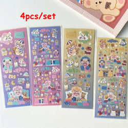 3pcs/5pcs/6pcs Full Set Series Cute Korean idol card Decorative Stickers DIY Scrapbooking Diary Album Sticker Stationery (ONLINE ORDER ONLY)