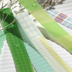 45Pcs/lot Retro Lattice wave point long stickers Scrapbooking Decorative Sticker DIY Diary Album Stick Label Kawaii Stationery (ONLINE ORDER ONLY)