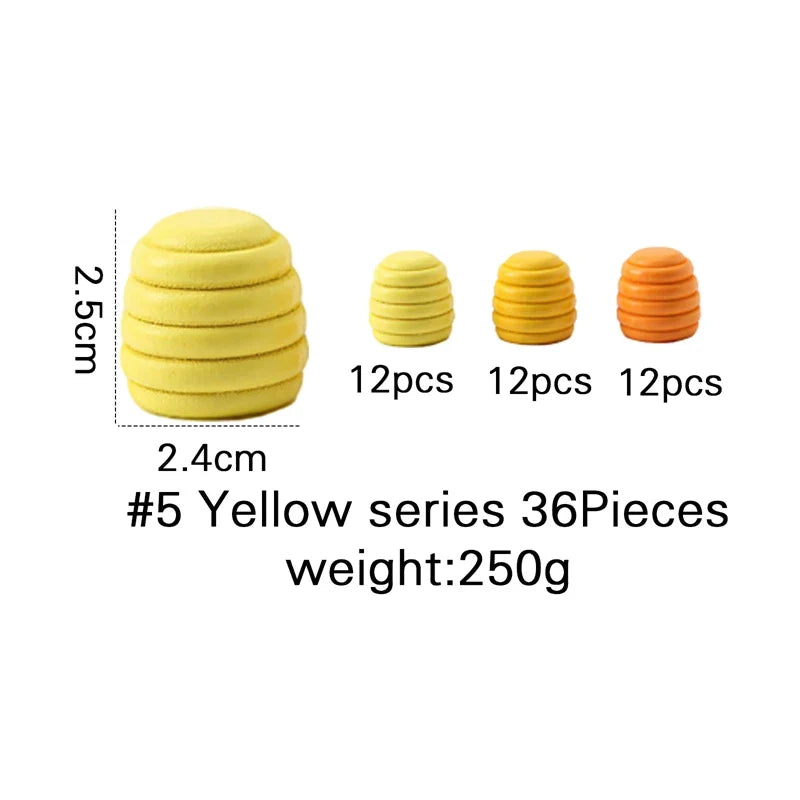 Rainbow Wooden Loose Pieces (ONLINE ORDER ONLY)