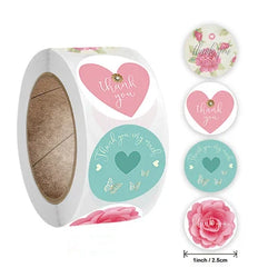 Yellow Lemon Sticker 500 Pcs/roll For Kids Reward Sticker Fruit LabelsThank You Sticker Kids Toys (ONLINE ORDER ONLY)