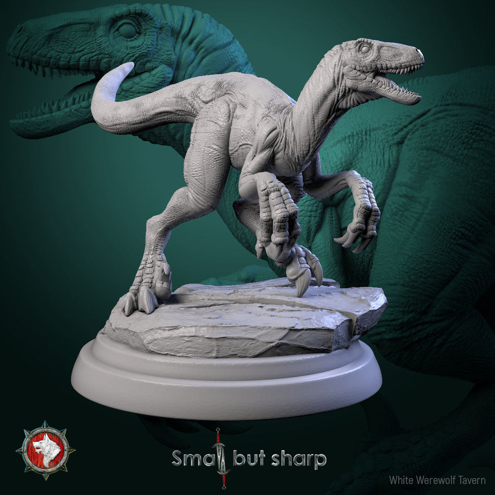 Halfling Dino Mount Set – Dinosaur Beast Miniatures (ONLINE ORDER ONLY)