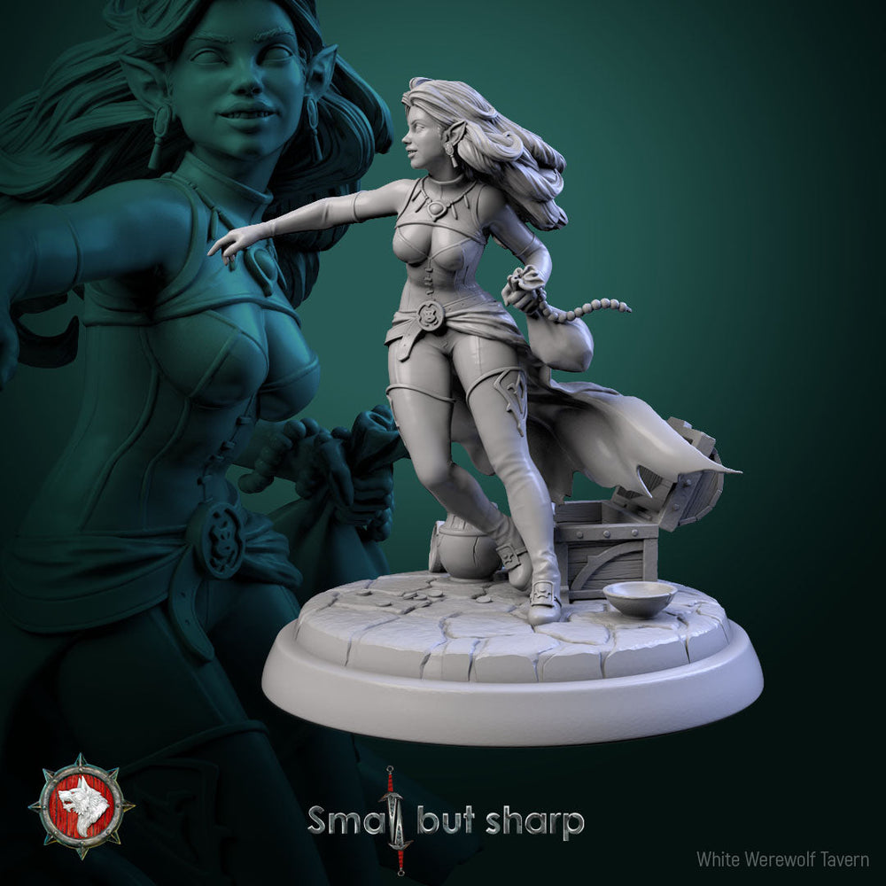 Halfling Thieves Set – Halfling Female Rogues Miniatures & Bust (ONLINE ORDER ONLY)