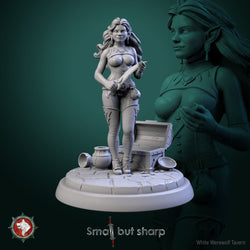 Halfling Thieves Set – Halfling Female Rogues Miniatures & Bust (ONLINE ORDER ONLY)