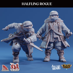 3D Printed Sordane Publishing Arcane Minis Swindler's Luck Part Two - Halfling Rogue 28 32mm D&D (Online Only)