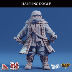 3D Printed Sordane Publishing Arcane Minis Swindler's Luck Part Two - Halfling Rogue 28 32mm D&D (Online Only)