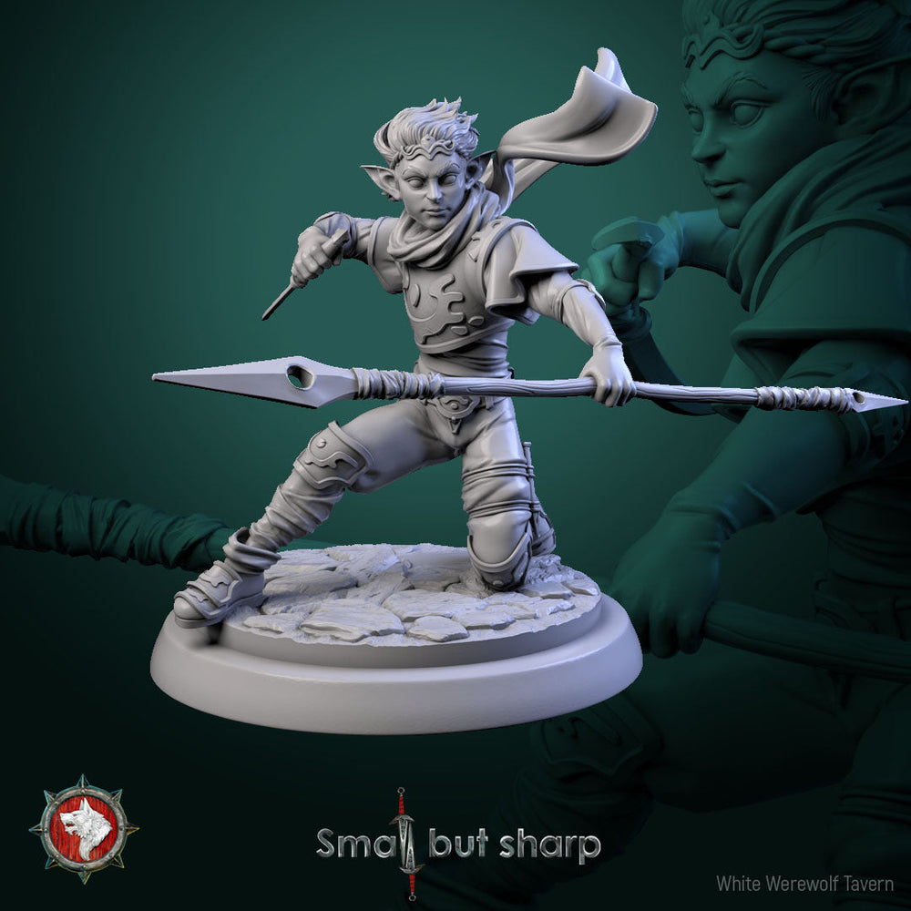 Halfling Warriors Set – Halfling Male Fighters Miniatures (ONLINE ORDER ONLY)