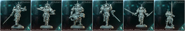 3D Printed Archvillain Games Hallowed Swords Sacral Knights Deliverance 28 32mm D&D (Online Only)