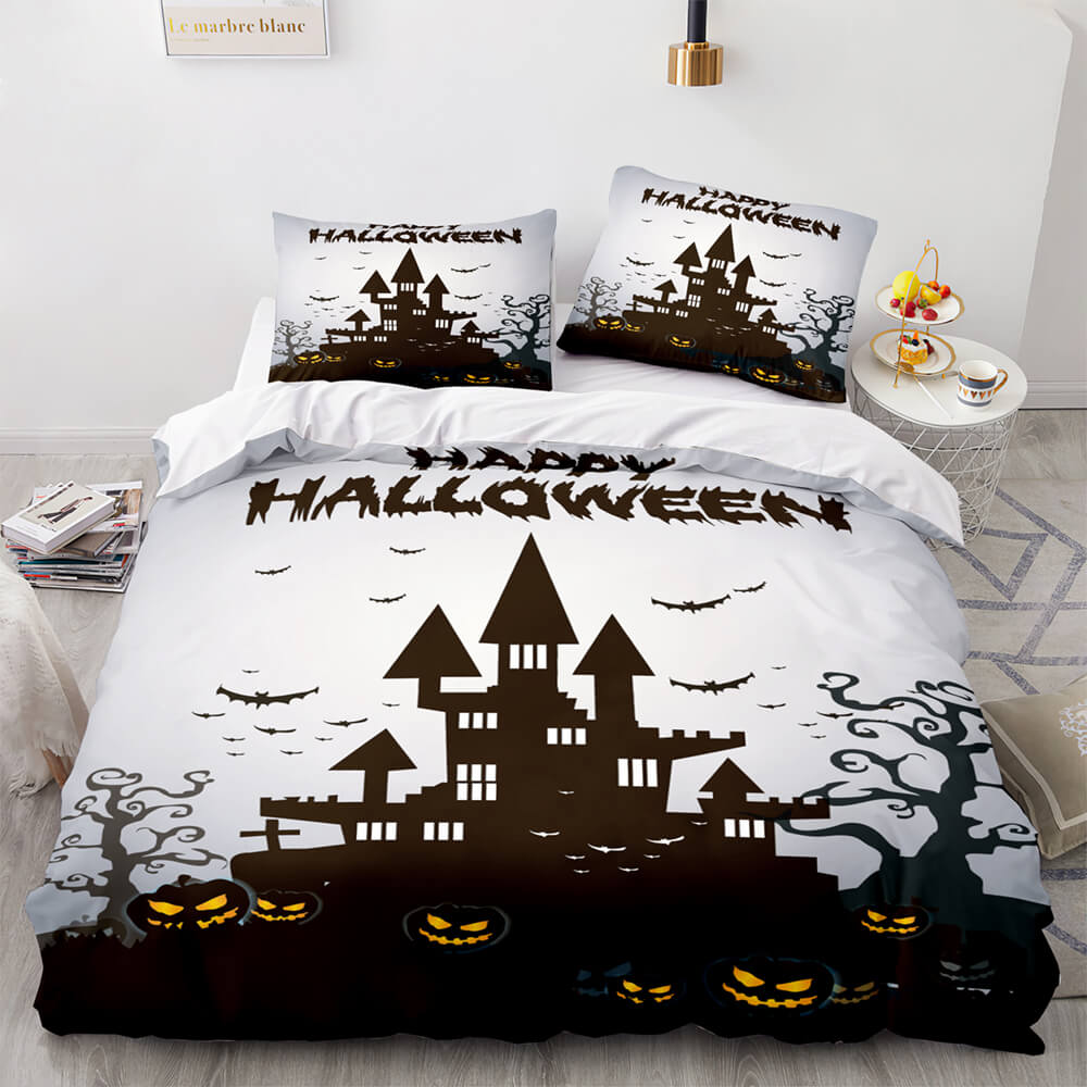 Halloween Decor Bedding Set Quilt Cover Room Decoration (Online Order Only)