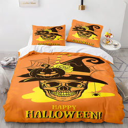 Halloween Decor Bedding Set Quilt Cover Room Decoration (Online Order Only)