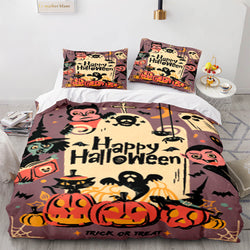 Halloween Decor Bedding Set Quilt Cover Room Decoration (Online Order Only)
