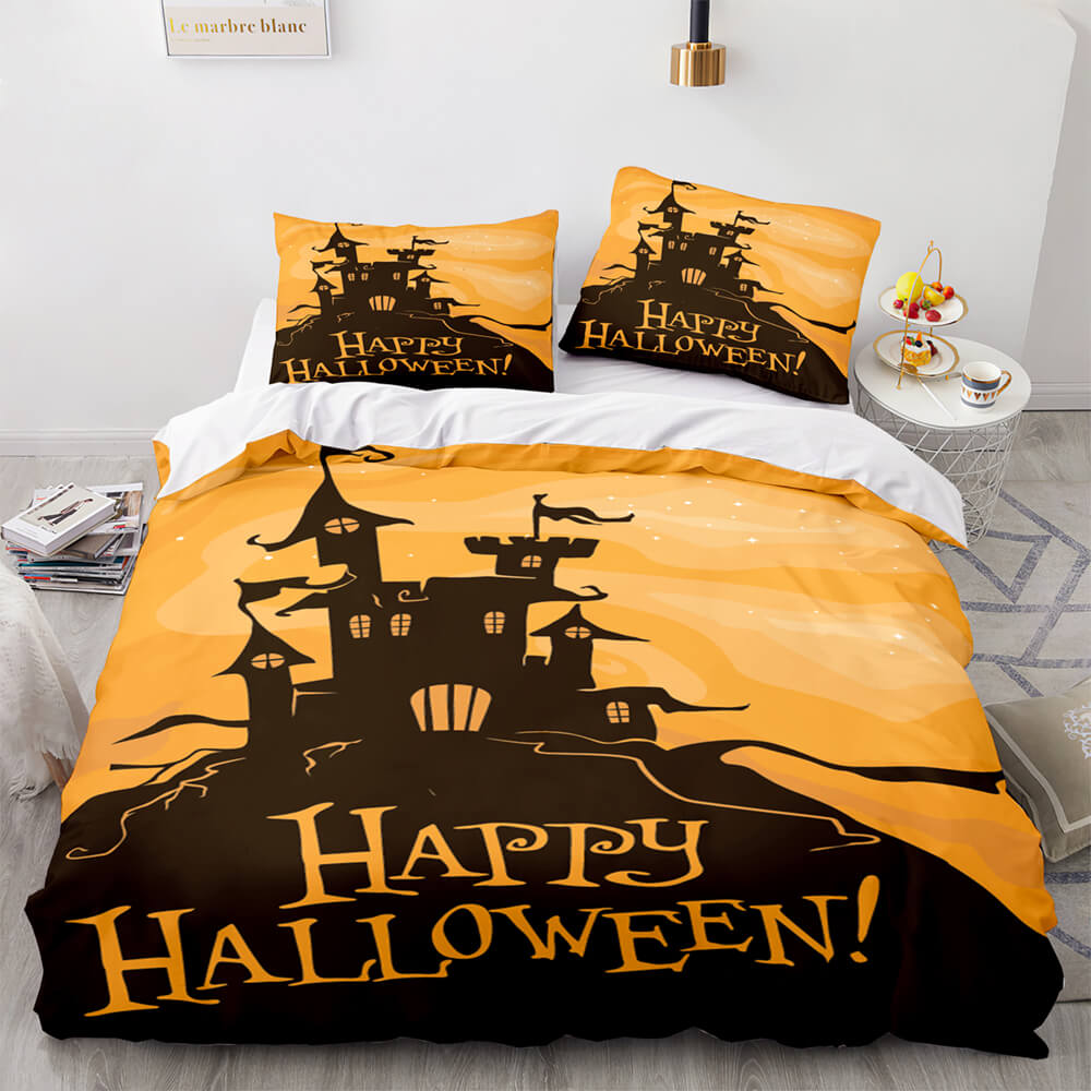 Halloween Decor Bedding Set Quilt Cover Room Decoration (Online Order Only)