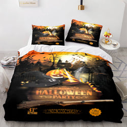 Halloween Decor Bedding Set Quilt Cover Room Decoration (Online Order Only)