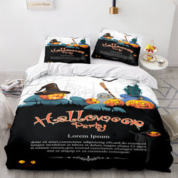 Halloween Decor Bedding Set Quilt Cover Room Decoration (Online Order Only)
