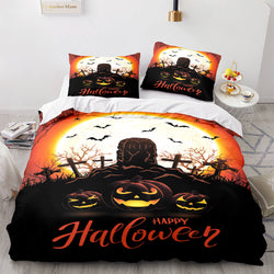Halloween Decor Bedding Set Quilt Cover Room Decoration (Online Order Only)