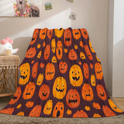 Halloween Flannel Caroset Throw Cosplay Blanket (Online Order Only)
